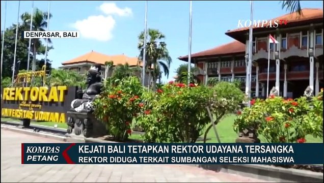 Rektor Universitas Udayana, I Nyoman Gede Antara Korupsi Sumbangan Mahasiswa Jalur Mandiri