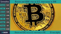 Xpoken nouvelles. Bitcoin et USDC augmentent alors que les États-Unis interviennent dans SVB