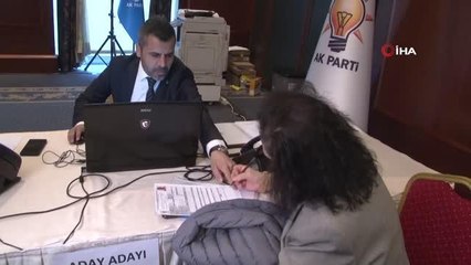 AK Parti engelli aday adayı başvurusunu yaptı