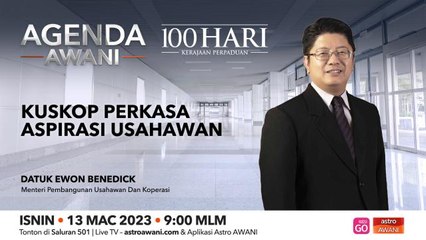 Agenda AWANI: KUSKOP Perkasa Aspirasi Usahawan