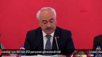 İçişleri Seçim güvenliği için 601 bin 251 personel görevlendirildi