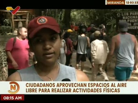 Caraqueños aprovechan los espacios al aire libre para realizar actividades físicas el fin de semana