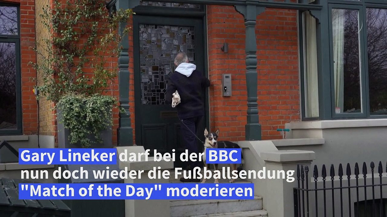 Star-Moderator Gary Lineker darf bei BBC wieder ans Mikro