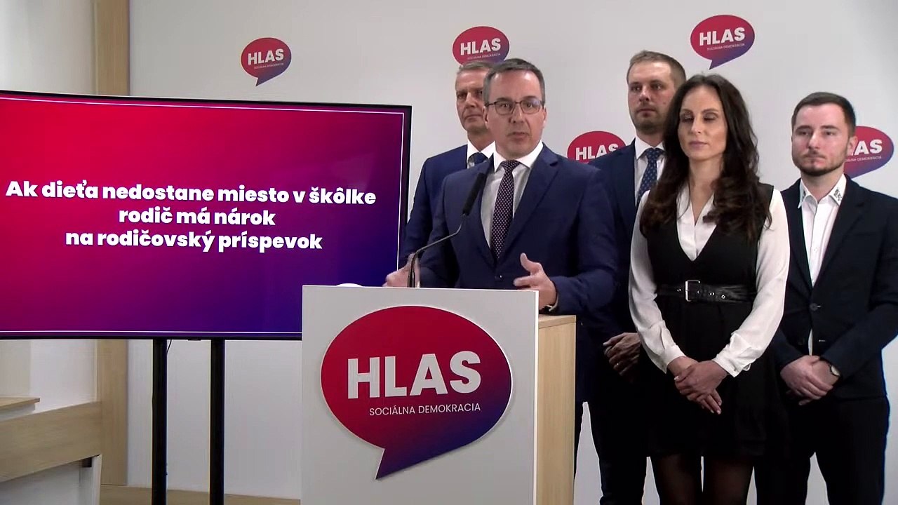ZÁZNAM: Hlas-SD: Navrhli sme zvýšiť finančnú pomoc rodičom a dôchodcom