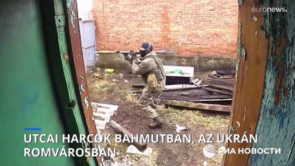 Utcai harcok Bahmutban, véres csata minden egyes méterért