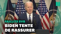Joe Biden tente de rassurer après la faillit de la banque SVB