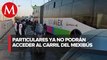 Realizan operativo para evitar invasión de carril exclusivo del Mexibus en Ecatepec