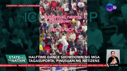 Halftime dance showdown ng mga tagasuporta, pinusuan ng netizens | SONA