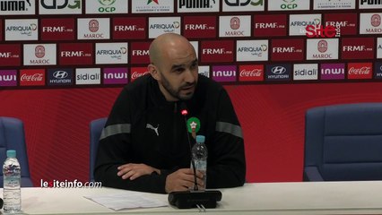 الركراكي _ من أساء للقجع أساء للمنتخب والجامعة المغربية_