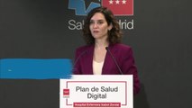 Ayuso presenta el plan de salud digital de la Comunidad de Madrid