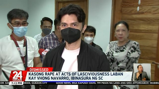 Kasong rape at acts of lasciviousness laban kay Vhong Navarro, ibinasura ng SC | 24 Oras