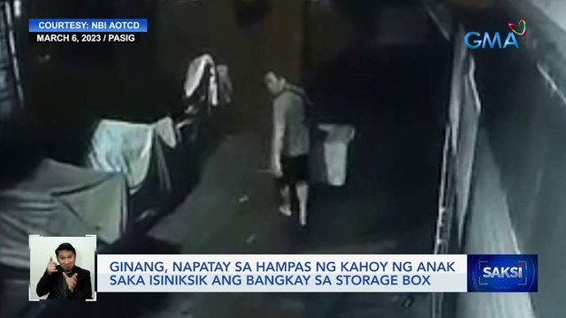 Ginang, napatay sa hampas ng kahoy ng anak saka isiniksik ang bangkay sa storage box | Saksi