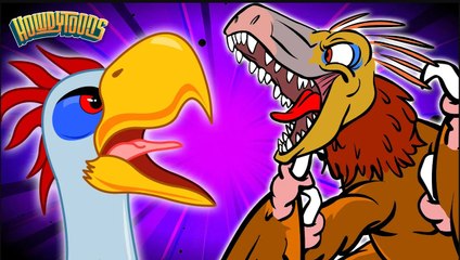 Terror Birds and Pteranodons - Pterodactyl Song - Dinosaur Songs from Howdytoons