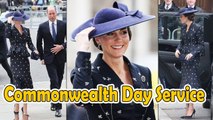  Kate Middleton is regal as she joins Prince William at the Commonwealth Day Service