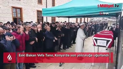 Eski bakan Tanır, Ilgın'da toprağa verildi