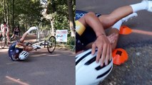 NL Crit Series 2022: Cyclist gets DRAGGED OUT of the racing circuit after NASTY crash
