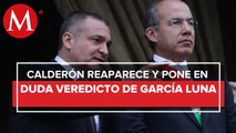 Desde España, Felipe Calderón dice tener muchas dudas sobre el veredicto contra García Luna