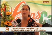 CLAP celebra su 7mo aniversario en el edo. Táchira con la distribución de alimentos a 557 familias