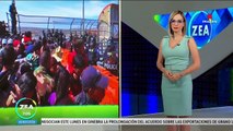 Migrantes causan disturbios en Ciudad Juárez al querer cruzar a EU