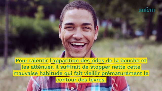 Cette mauvaise habitude pour la santé crée des rides profondes autour des lèvres