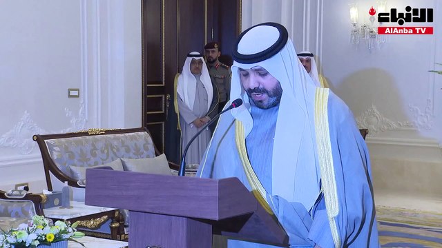 سمو نائب الأمير وولي العهد الشيخ مشعل الأحمد (حفظه الله) يشهد أداء السفيرين صباح الناصر والزين الصباح اليمين الدستورية