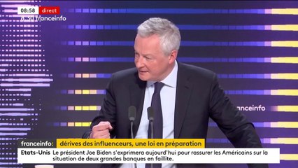 Bruno Le Maire : "Booba a raison" dans sa dénonciation des "influvoleurs"