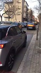 La calle de Gran Vista de El Carmel, llena de taxis