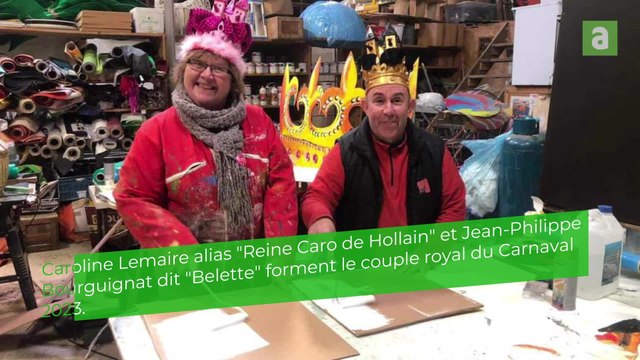 Présentation du Roi et de la Reine du Carnaval de Tournai