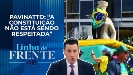 Entenda em quais crimes os manifestantes de 8 de janeiro foram enquadrados | LINHA DE FRENTE