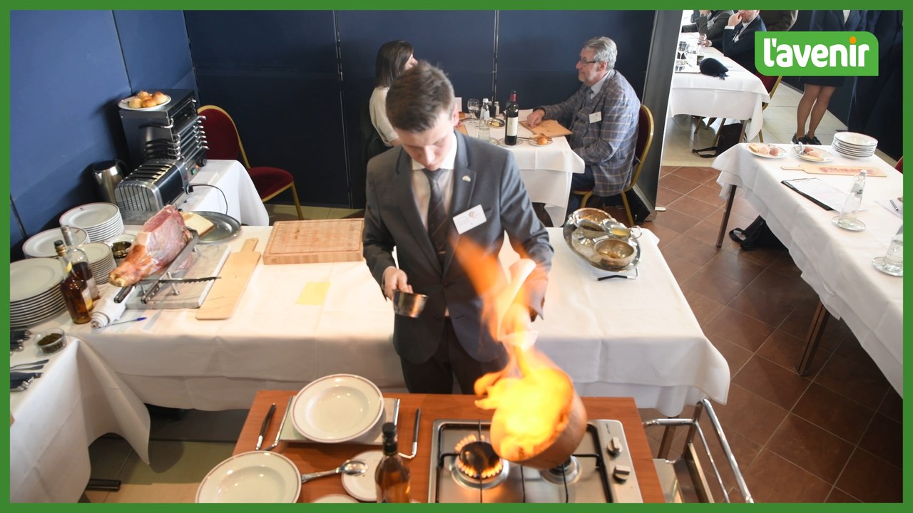 Namur: concours du meilleur maître d'hôtel de Belgique