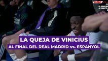 La queja de Vinicius en el Real Madrid vs. Espanyol y su conversación con Kroos