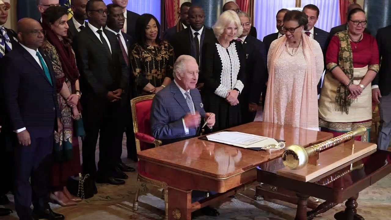 King Charles hosts his first Commonwealth Day reception