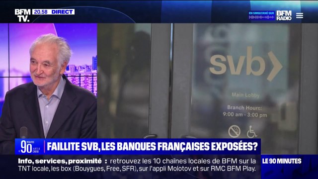 Jacques Attali sur la faillite de SVB: Je ne pense pas que ces petites banques peuvent créer une crise majeure