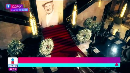 Rinden homenaje póstumo a Ignacio López Tarso en Bellas Artes