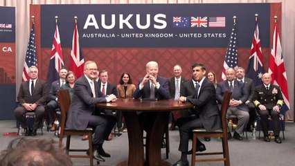 Biden, Sunak and Albanese hold trilateral talks