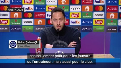 8es - Çalhanoğlu  : "Ne pas tomber dans les provocations"