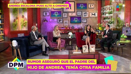 Download Video: ¡Puso alto a chismes sobre el padre de su hijo! Andrea Escalona se RÍE y así responde