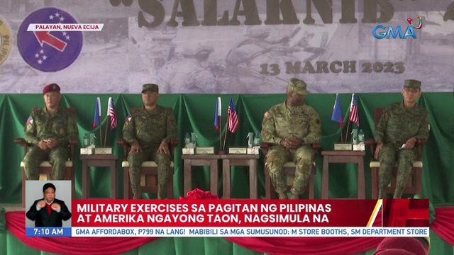 Military excercises sa pagitan ng Pilipinas at Amerika ngayong taon nagsimula na | UB