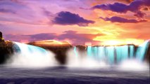 Waterfall Sounds, Distant Waterfall, Sounds to Fall Asleep, Meditate & Relax