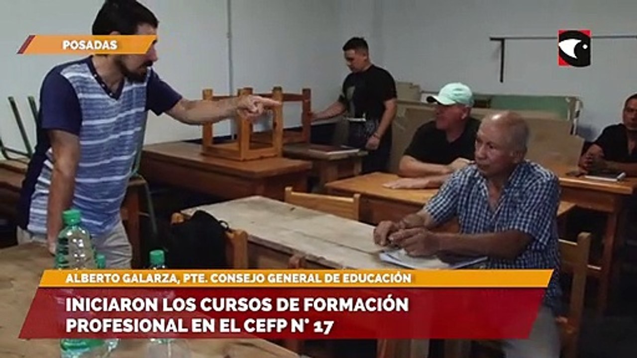 Iniciaron los cursos de Formación profesional en el CEFP N° 17
