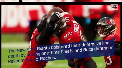 New York Giant Add DT Rakeem Nunez Roches