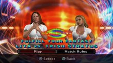 WWE SmackDown vs. Raw 2006 Lita vs Trish Stratus