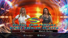 WWE SmackDown vs. Raw 2006 Stacy Keibler vs Lita