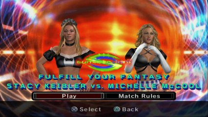 WWE SmackDown vs. Raw 2006 Stacy Keibler vs Michelle McCool