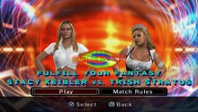 WWE SmackDown vs. Raw 2006 Stacy Keibler vs Trish Stratus
