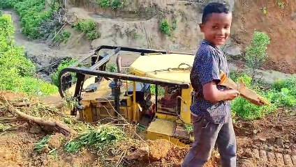 Bulldozers Dig Up Soil Neatly || Bulldozer CAT D6R XL