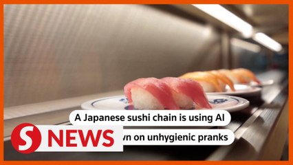AI camera helps sushi restaurant catch pranksters