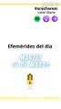 EFEMÉRIDES MARTES 14 DE MARZO