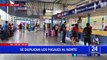 Duplican precios de pasajes interprovinciales en terminal de la avenida 28 de Julio