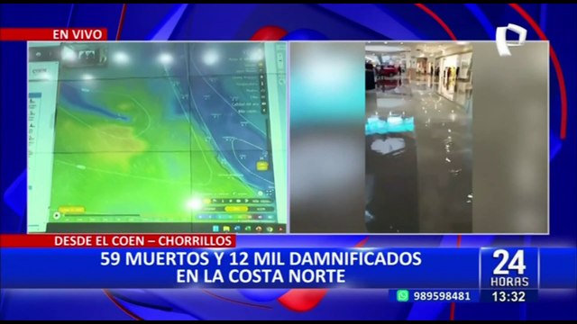 Ciclón Yaku: COEN señala que Lima se encuentra en alerta roja por activación de quebradas